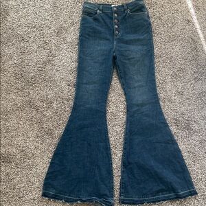 We The Free High Rise Bell Bottom Jeans
